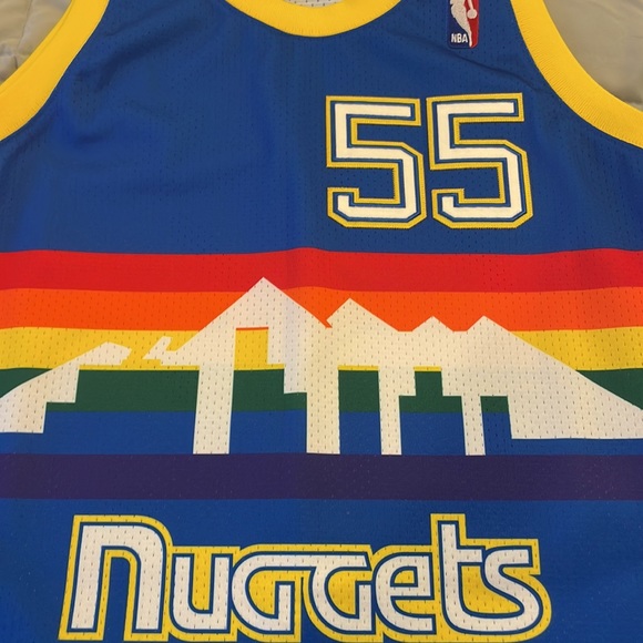 Mitchell & Ness Denver Nuggets Authentic Dikembe Mutombo jersey sz XL! - Picture 3 of 6